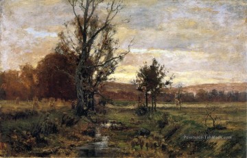 Une journée sombre Impressionniste Indiana paysages Théodore Clement Steele Peinture à l'huile